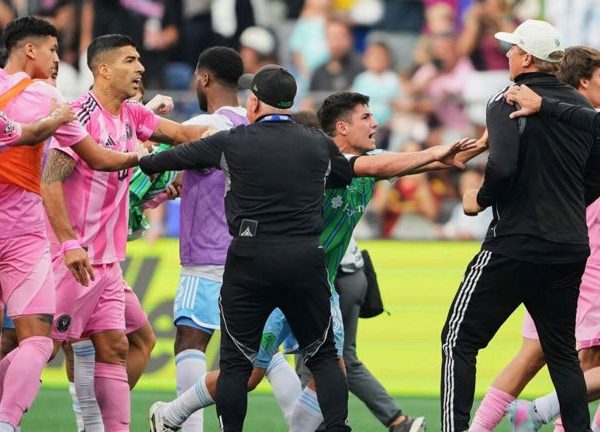 Momen Suarez Ngamuk Saat Laga Inter Miami Melawan Seattle Sounders!!