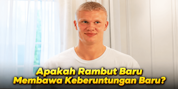 Erling Haaland Tampil Beda, Rambut Panjang Ikonik Kini Resmi Hilang