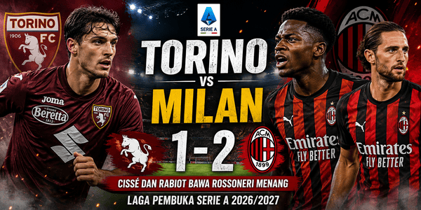 cisse rabiot bawa ac milan menang laga pembuka