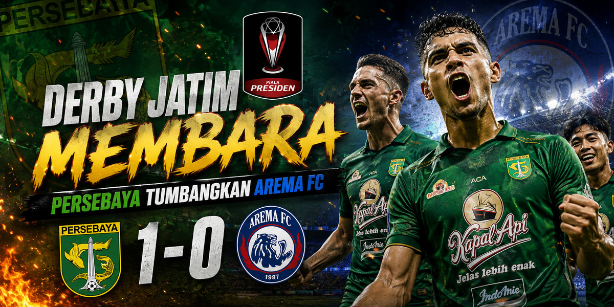 derby jatim membara, persebaya membuktikan siapa raja jatim sesungguhnya