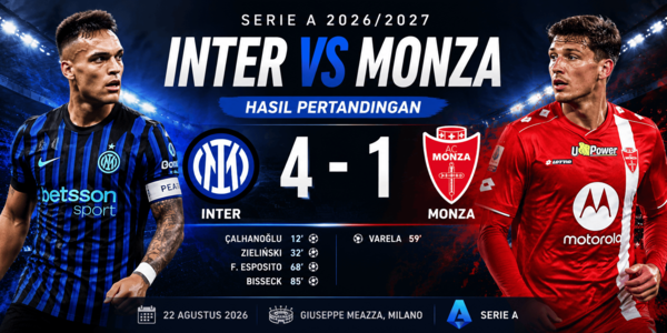 hasil inter vs monza, inter pesta goal 4 - 1