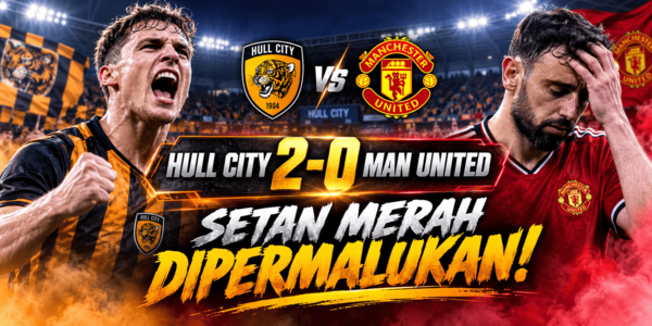 hull vs man united 2 0 setan merah dipermalukan