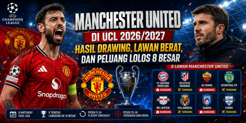 man united peluang lolos 8 besar berat