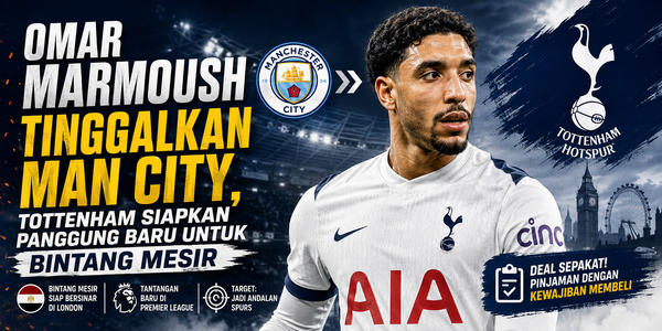 Omar Marmoush Tinggalkan Man City, Tottenham Siapkan Panggung Baru untuk Bintang Mesir