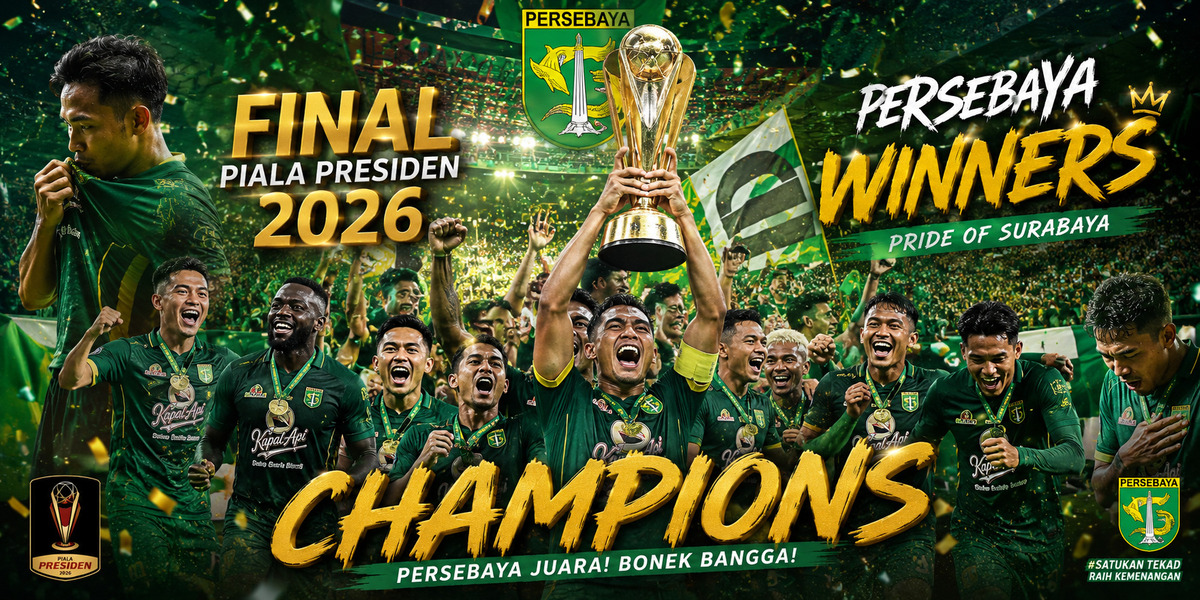 persebaya juara piala presiden 2026