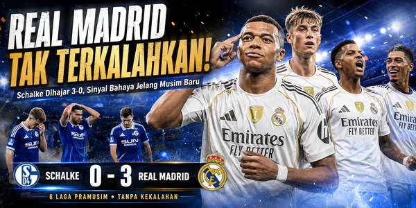 Real Madrid Tak Terkalahkan! Schalke Dihajar 3-0, Sinyal Bahaya Jelang Musim Baru