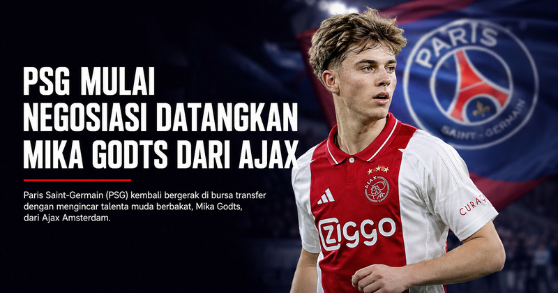 PSG Mulai Negosiasi Datangkan Mika Godts dari Ajax