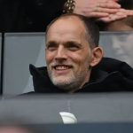 thomas tuchel tersorot kamera di pertandingan newcastle vs liverpool