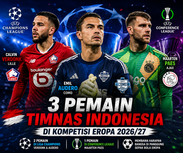 3 Pemain Timnas Indonesia di Kompetisi Eropa 2026/27