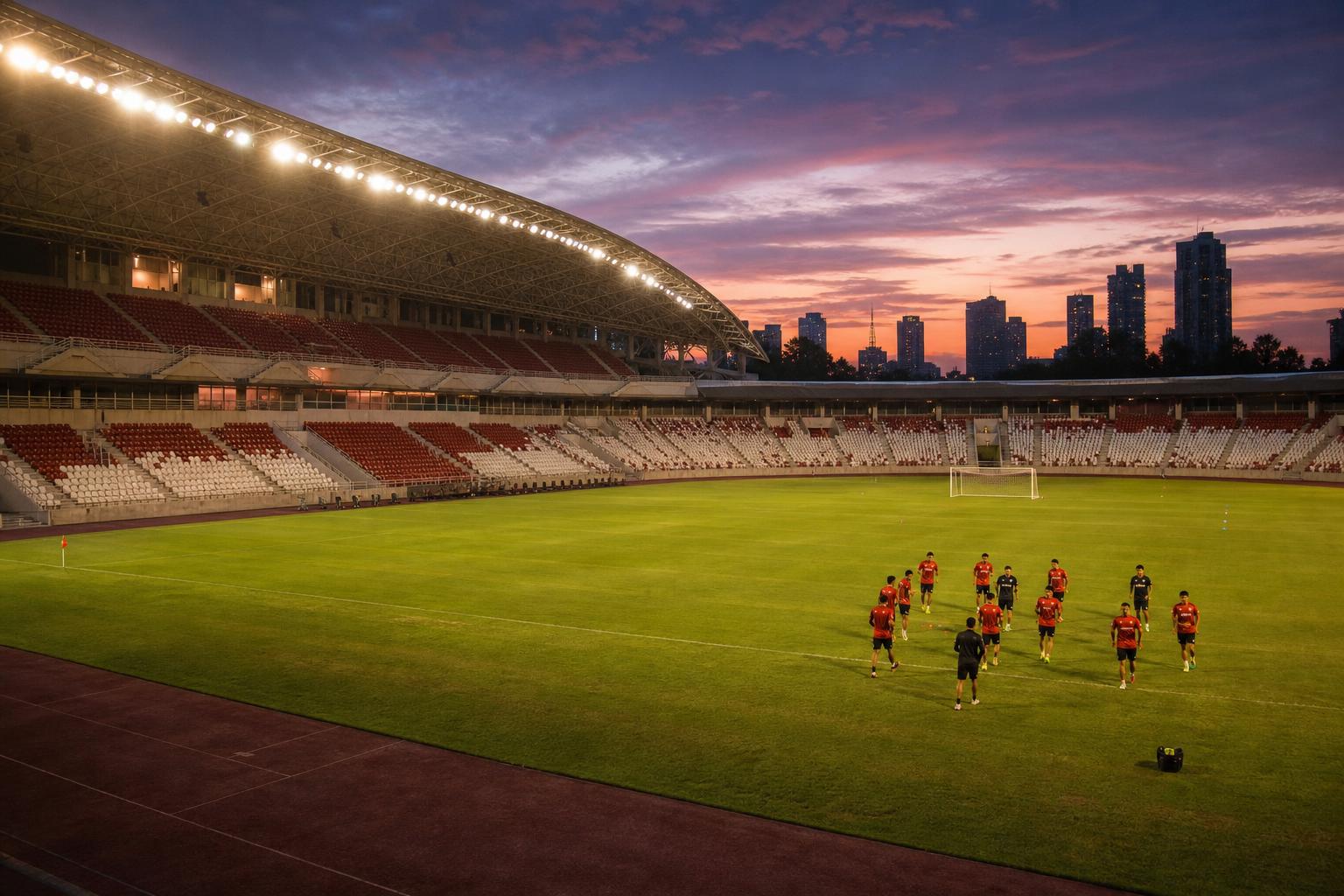 Stadion sepak bola Indonesia yang disiapkan untuk kompetisi musim baru